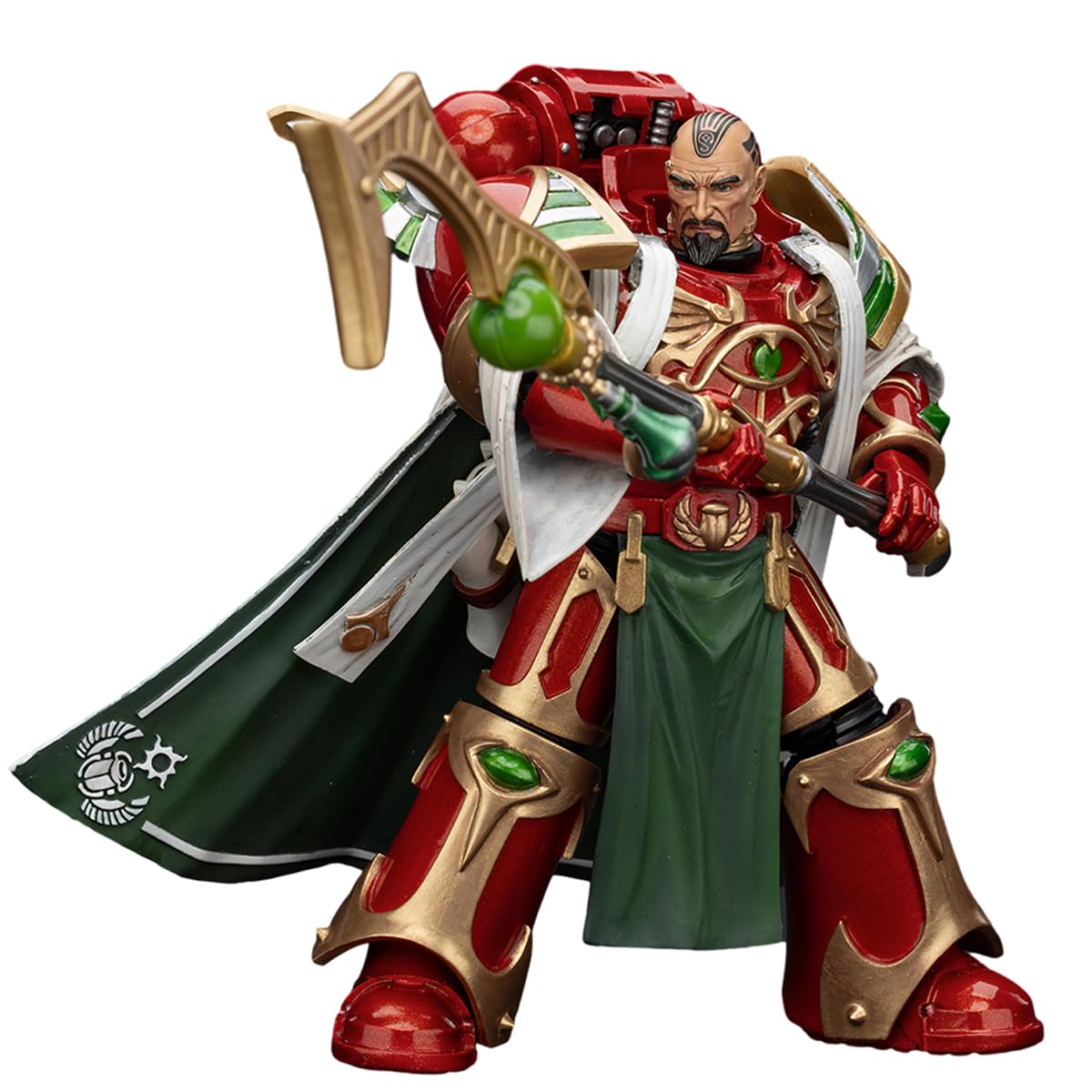 JOYTOY 1/18 Action Figure Warhammer 30K The Horus Heresy Thousand Sons Magistus Amon Collection Model Birthday Gifts 4.84 inch