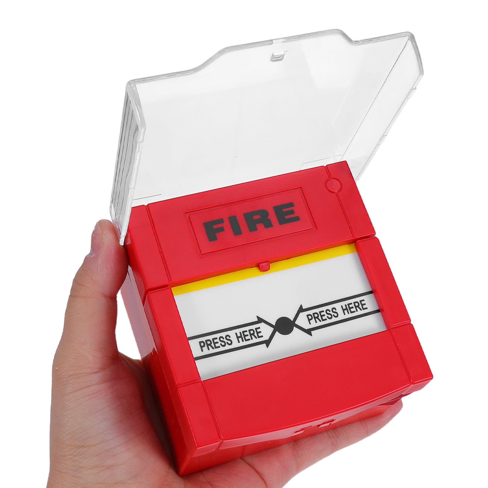 Toddmomy Botón de Alarma de Emergencia contra Incendios Manual reiniciable, Interruptor de Llamada de Ayuda, Sistema de Alarma contra Incendios rápido para Personas Mayores, Dispositivo de Seguridad