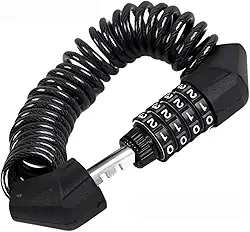 Cadeado Trava com Senha Segredo para Capacete de Moto Bike