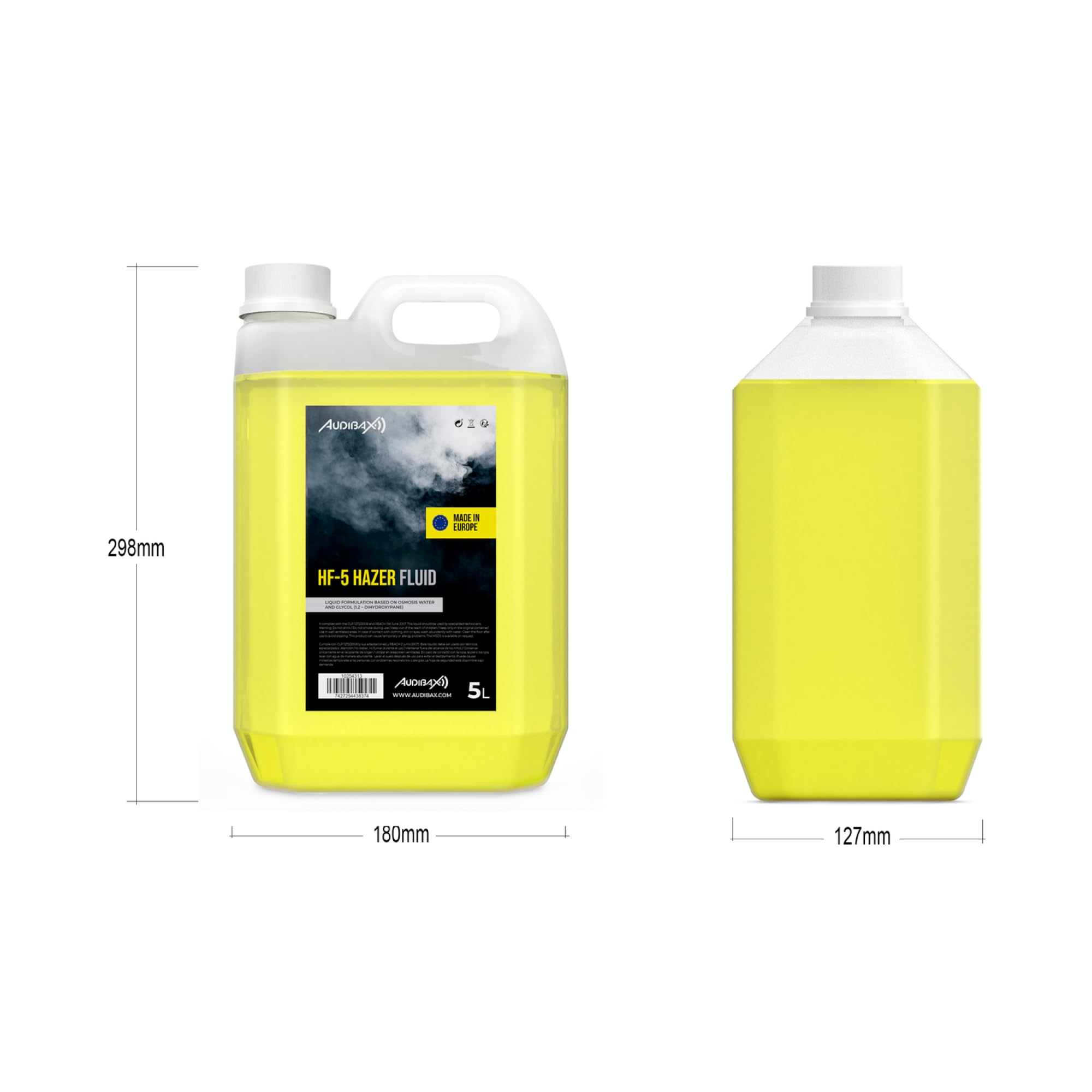 Audibax HF-5 Hazer Fluid Liquido Hazer 5L