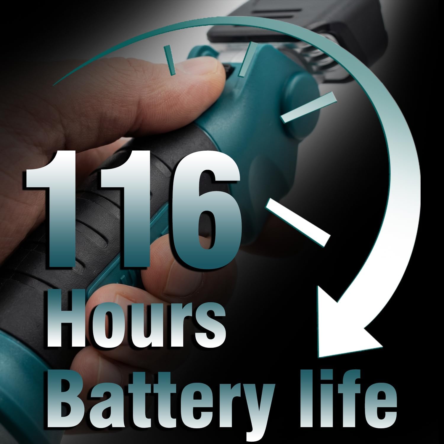 SUNREI LED Work Light/Flashlight Rechargeable, 1000 Lumens Handheld Mechanic Light with Magnetic Charging Base, 120° Rotatable Head, 4500mAh Battery, 5 Modes, IPX5 Waterproof for Garage, Car Repair