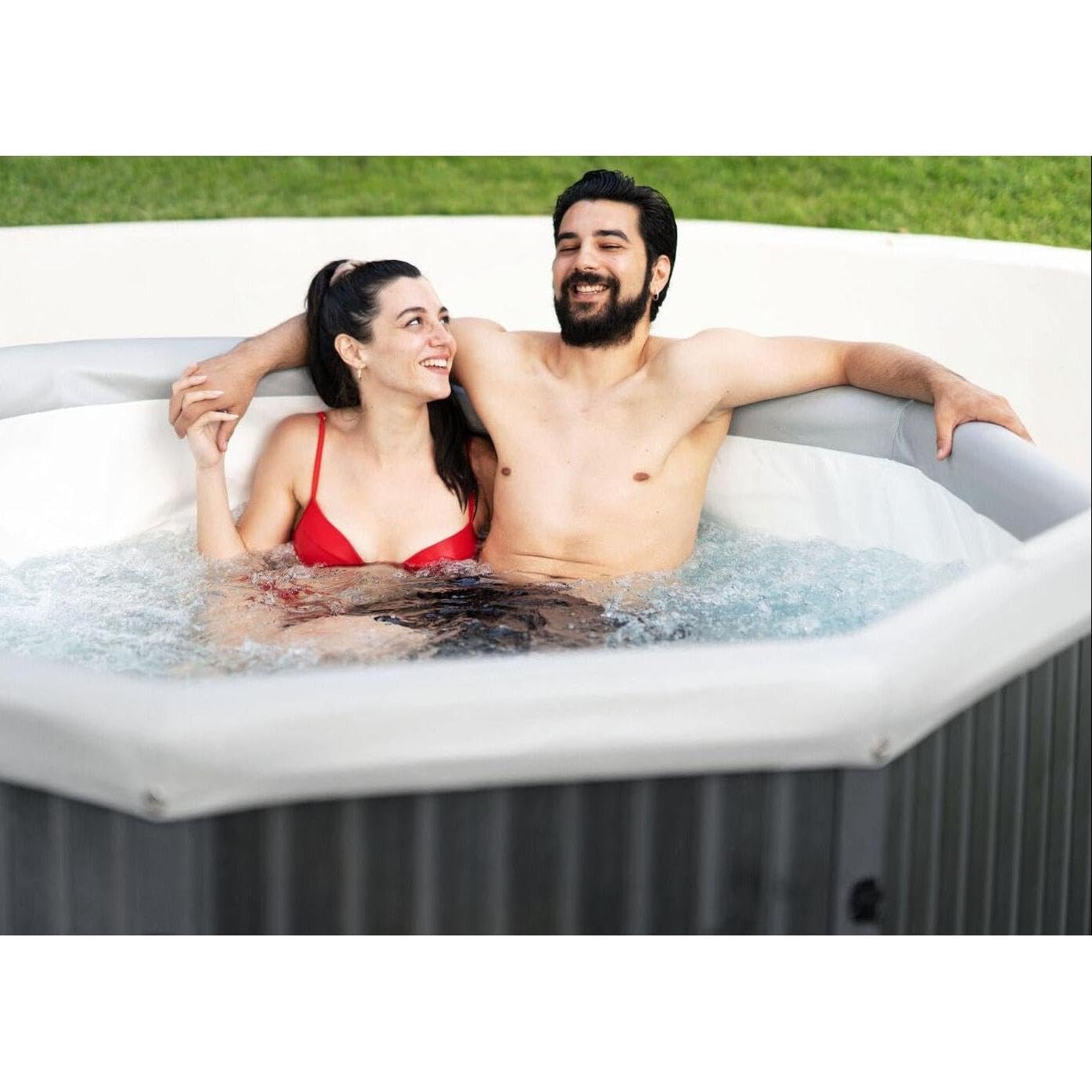 MSpa Tuscany SPA rígido Octogonal 4-6 Personas con hidromasaje Air Jet, calefacción, filtración Inteligente y desinfección UVC