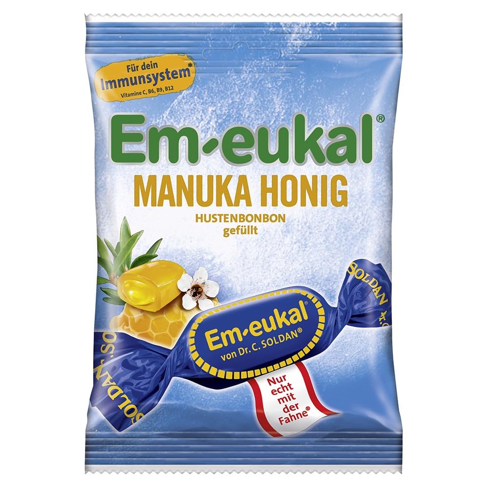 Em-eukal Hustenbonbon, Manuka Honig, 75 g