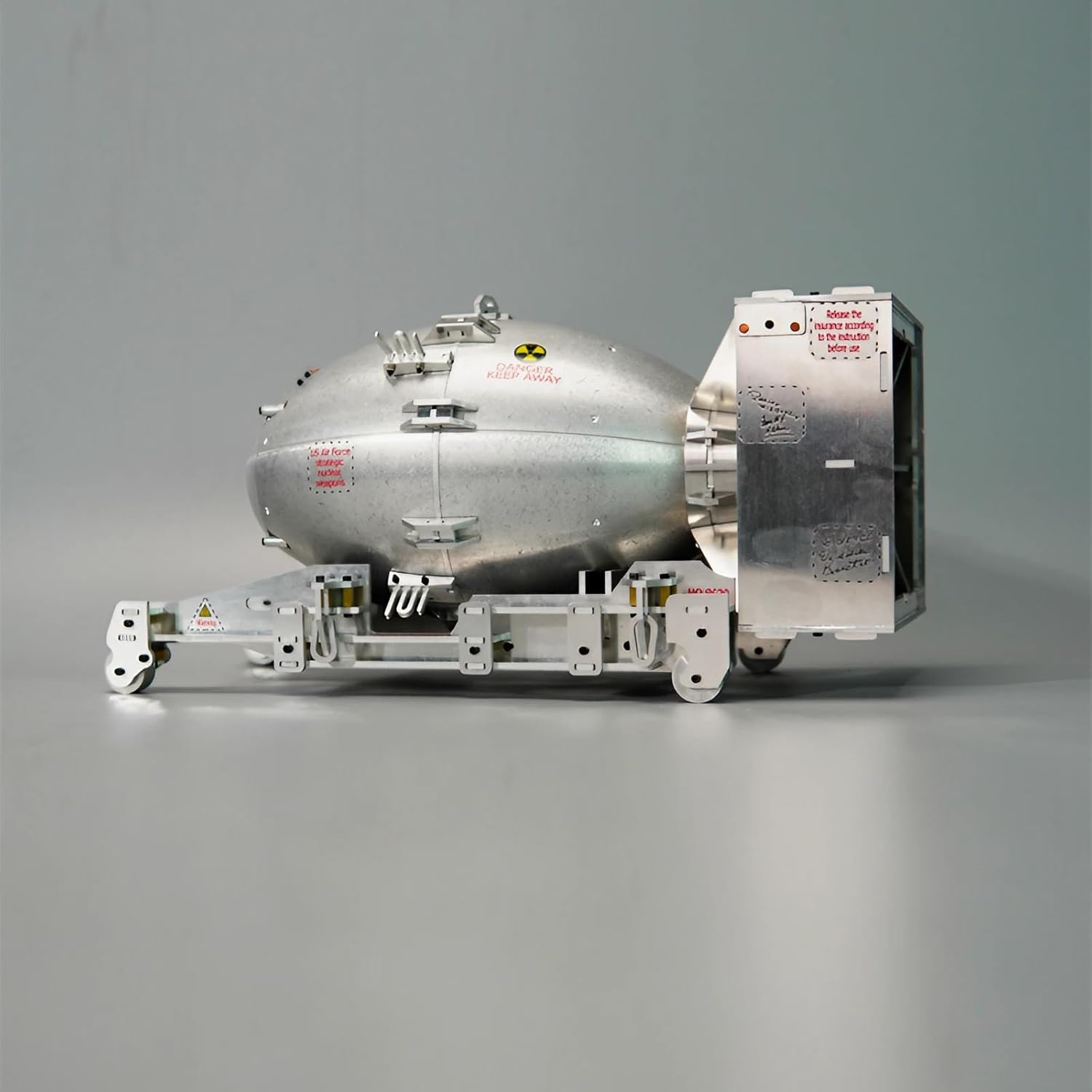 HumblePleb 1/12 Full Metal WWII American Fat Man Nuclear Bomb Assembly Model - A Great Collectible for Oppenheimer and Military - 3D Metal Puzzles for Adults