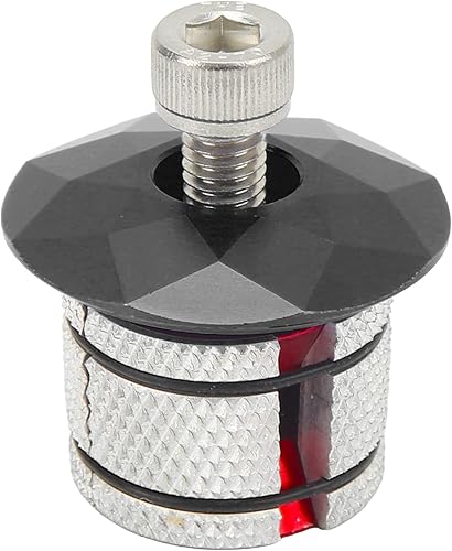 Miniatura 6 de Tapa superior de auriculares para bicicleta, aleación de aluminio ligera, de alta resistencia, reutilizable, resistente, enchufe expansor de