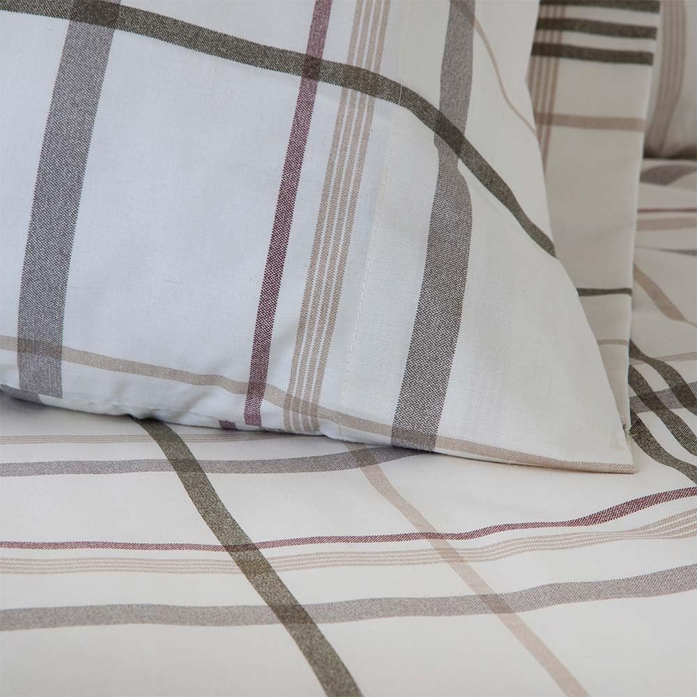 COTTON ARTean Funda nordica 105x190 / 200 ALGODÓN PERCAL 100% 200 Hilos Ali. Funda edredón nórdico 180x220 + 1 Funda de Almohada 100% ALGODÓN PERCAL. Cierre con Botones. Color Beige