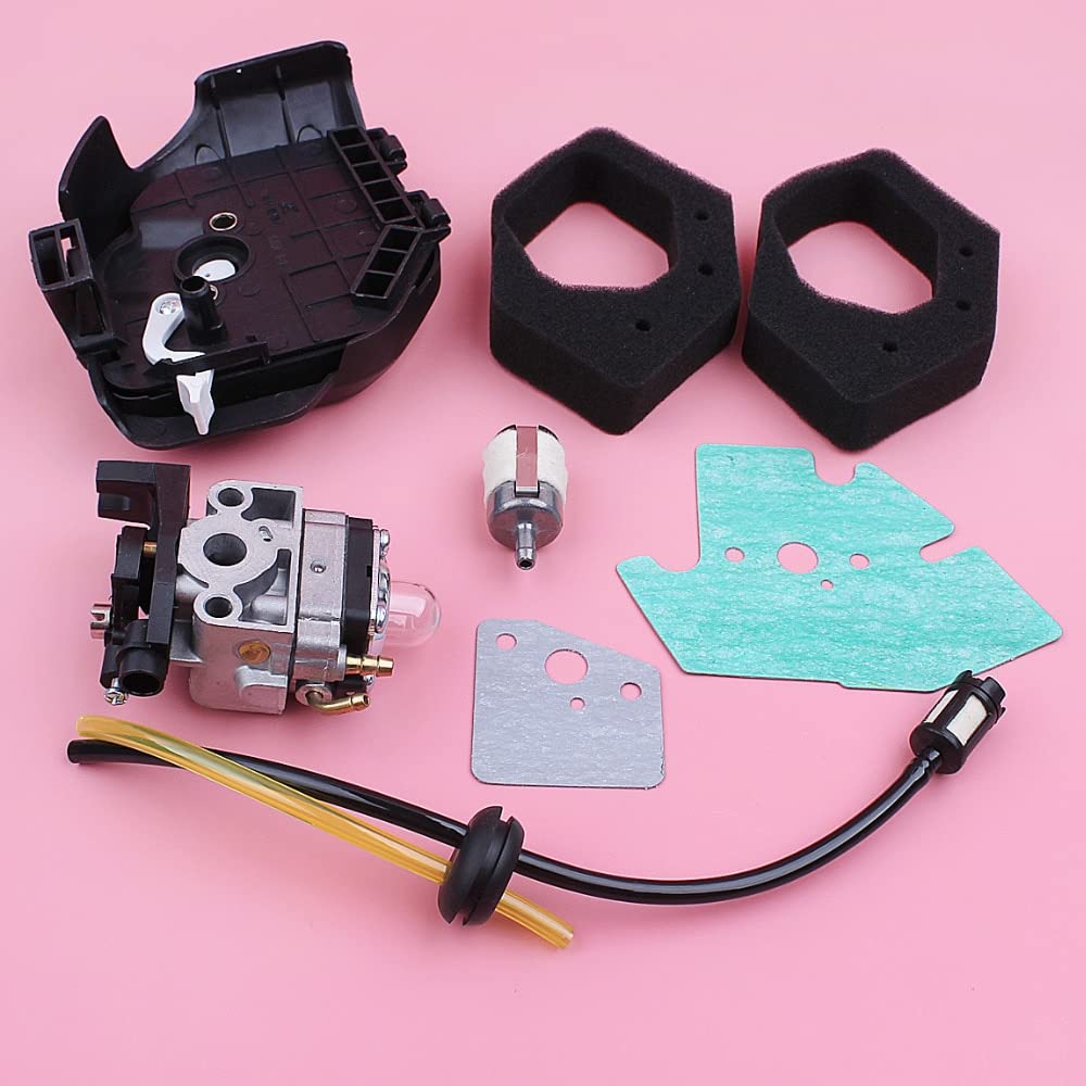 [Accesorios de herramientas] Herramientas de jardinería Conjunto de cubierta de filtro de aire de carburador compatible con Honda GX25 GX25NT HHT25S Kit de línea de filtro de combustible de aire Pieza