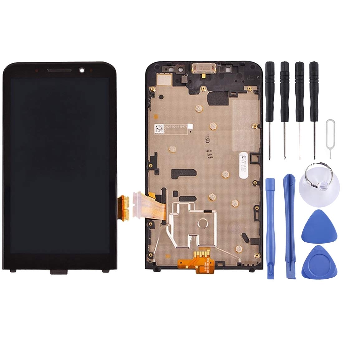 DUzhenLCD Screen and Digitizer Full Assembly for BlackBerry Passport Q30(Black) Accessories (Color : Black)
