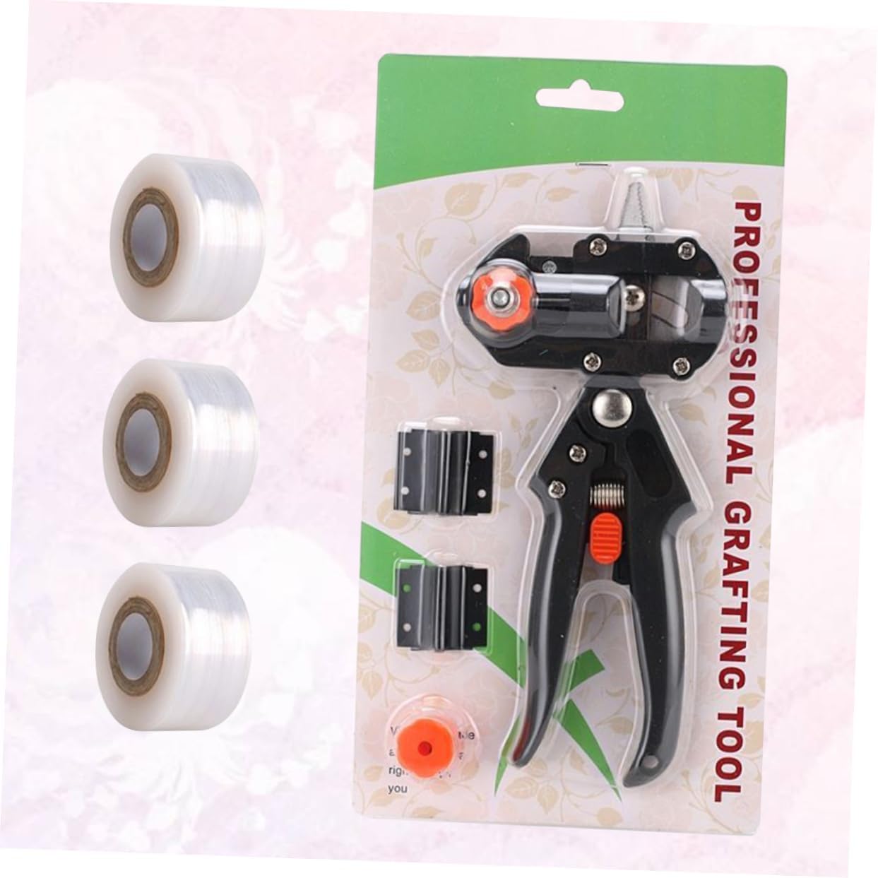 3pcs Grafting Shears Scissors for Fruit Trees Multi-function Bud Cutter Replaceable Blades and Tapes for Efficient Gardening and Pruning Tasks