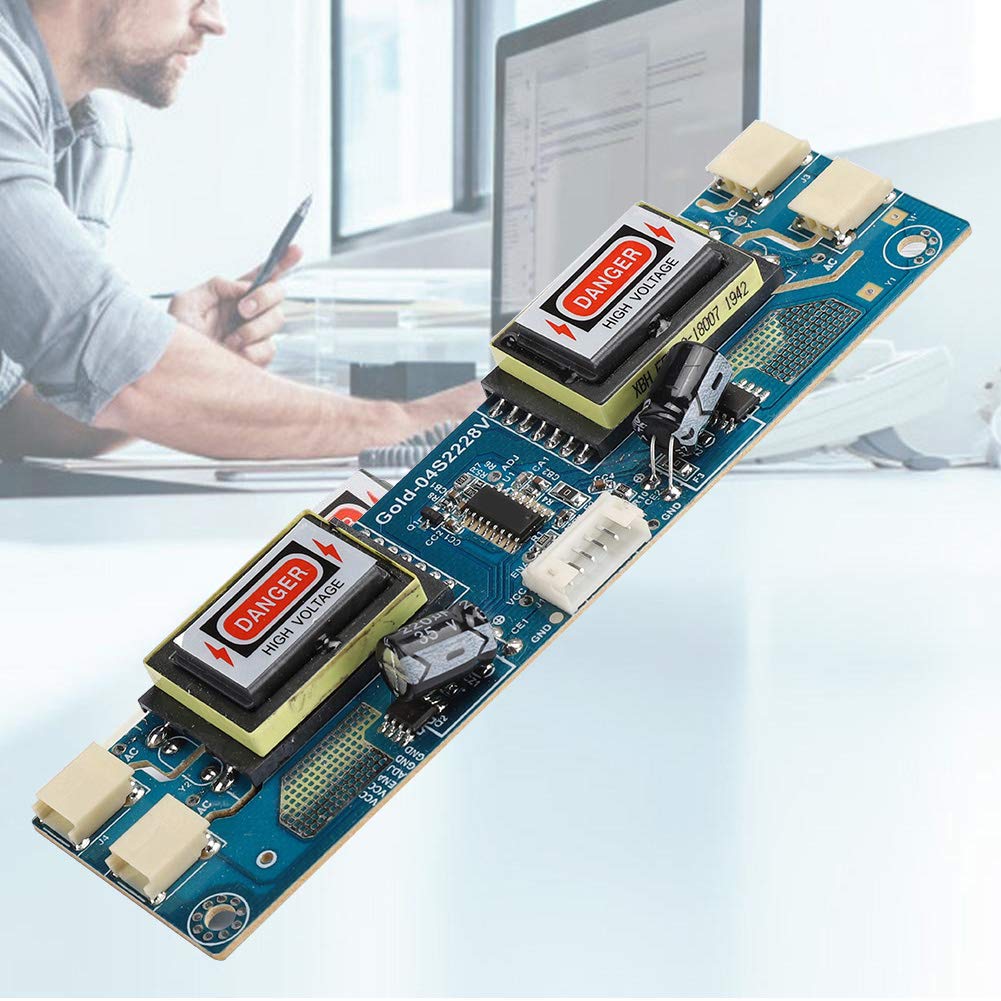 KIMISS Ccfl Inverter Ccfl Inverter Board Ccfl 4 Lamp Small Port Scheda Inverter Ad Alta Pressione per 10 26 Retroilluminazione Schermo LCD 10 28V