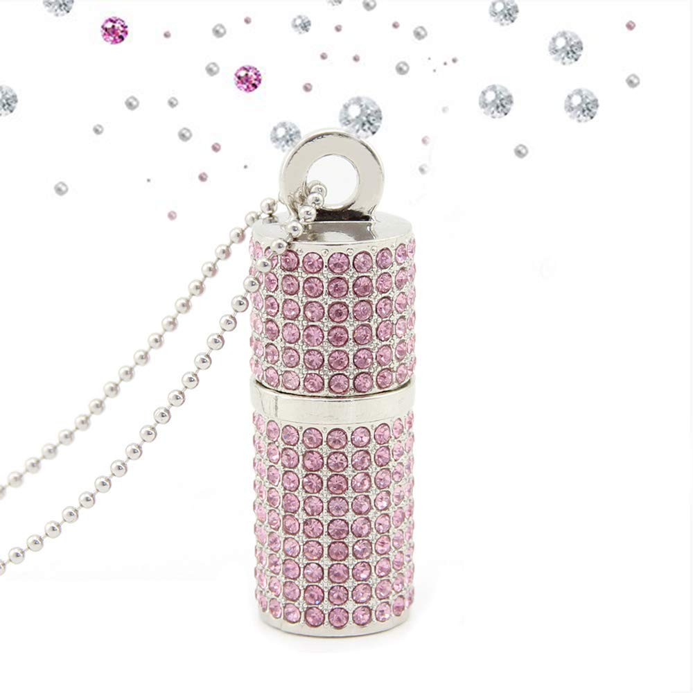 Tobo USB 2.0 Novelty Diamond Glitter Lipstick Shape Flash Drive, Cute Shining Necklace Thumb Drive Pendrive (8GB) (B07R99P4H8) Amazon Price History, Amazon Price Tracker