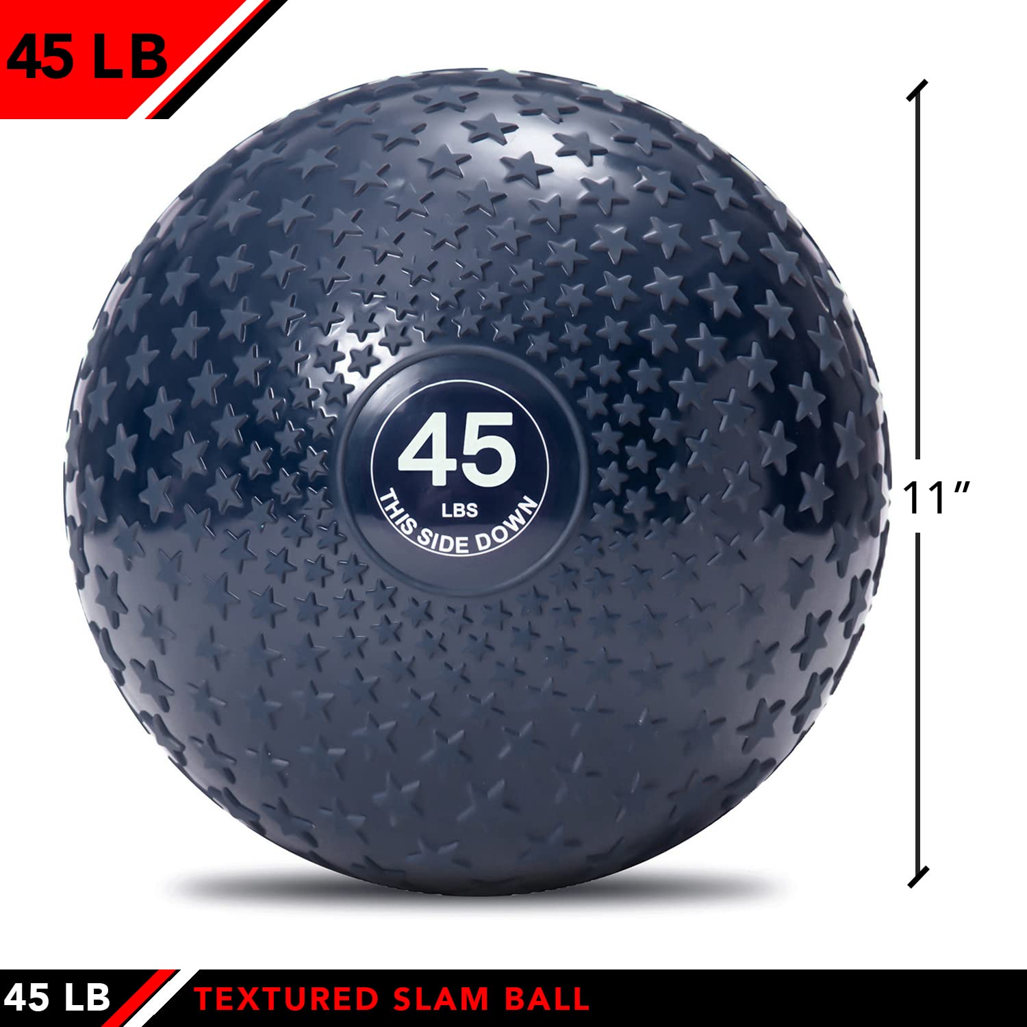 JFIT Palla Slam ponderata, 20,4 kg, Midnight Star
