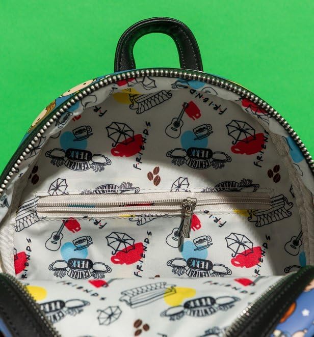 Loungefly F.R.I.E.N.D.S. AOP Chibi Character Double Strap Shoulder Bag - Image 4