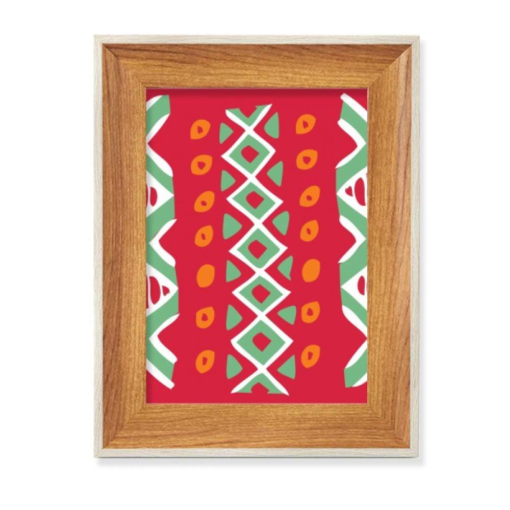 Cadre de Photo en Bois Mexique Totems pour Décoration Bureau et Affichage Art