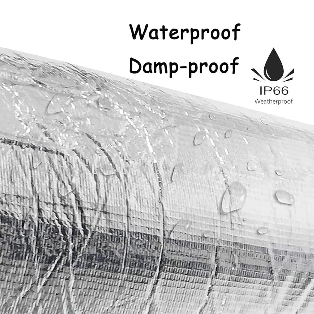 Nastro Isolante Autoadesivo Per Tubi - Antigelo E Antirumore - 2 Metri X 8 Cm - Blocco Il Freddo E I Rumori