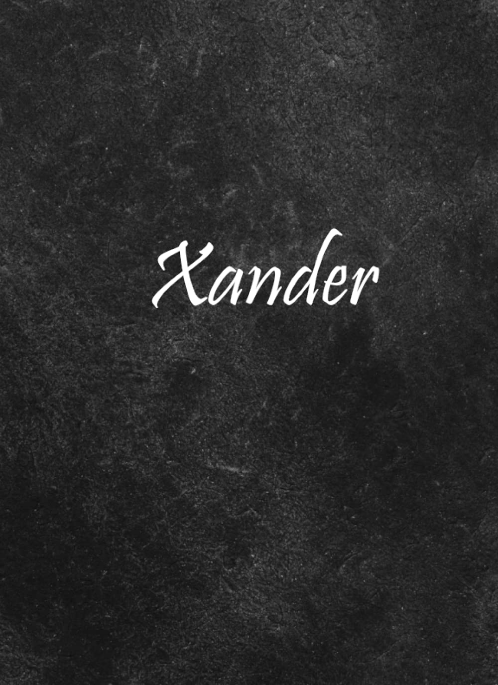 Xander: Personalized Name Notebook | Wide Ruled Paper Notebook Journal | For Teens Kids Students Girls| For Home School College | 8.5x11 inch 160pages