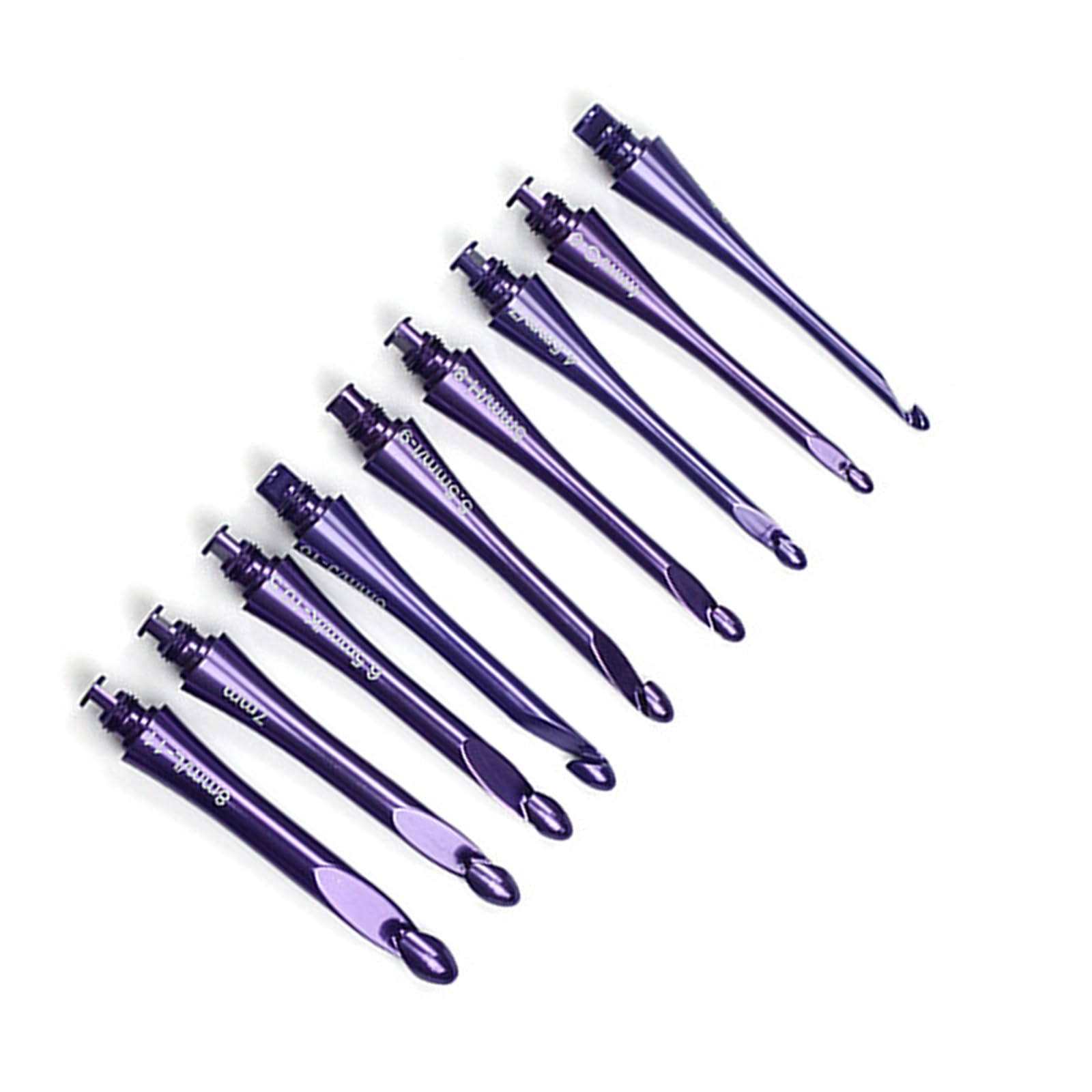 Premium Aluminum Crochet Needle in Elegant Finish for Knitting Enthusiasts Various Aluminum Crochet