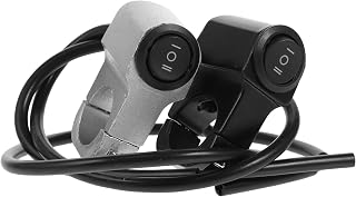 2pcs Motorcycle Headlight Switch Handlebar Control Alloy Replacement
