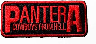 Music P Cowboys Groove Metal Heavy Metal Thrash Metal Glam Metal Alternative Metal Music Style Band Music Logo Patch Embroidered Sew Iron On Patches Badge Bags Hat Jeans Shoes T-Shirt Applique