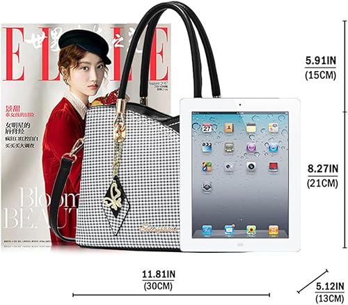 Miniatura 4 de Bolsos y carteras con asa superior, bolsas de hombro, bolsos mensajeros y de mano para damas 1-2-vino,1-1-caqui,1-2-vinos,1-3-rosa,1-5-azul,1-5-lp