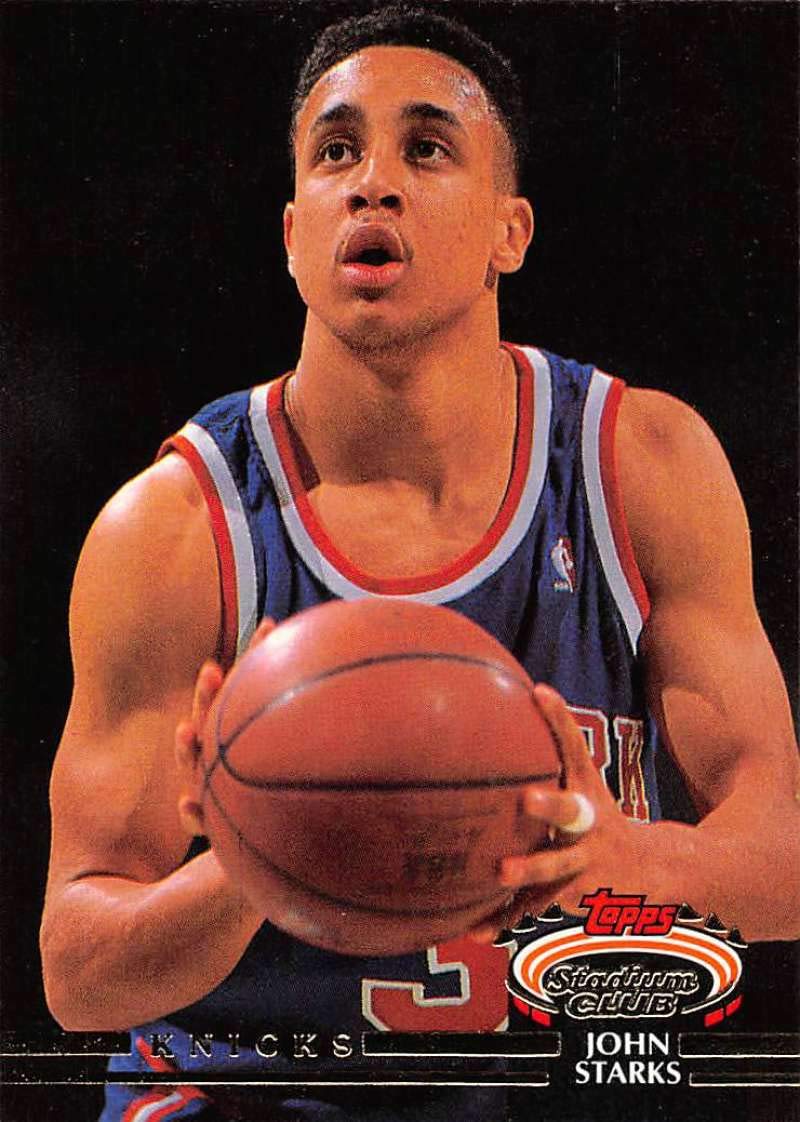 Amazon.com: 1992-93 Stadium Club Basketball #140 John Starks 