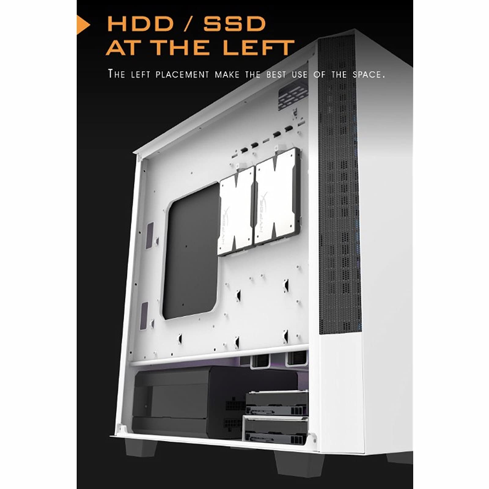 Amazon.co.jp: ミドルタワーPCケース ATXデスクトップコンピューター