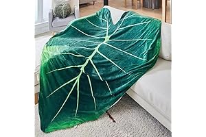 Soft Leaf Blanket: A Nature-Inspired Haven for Comfort