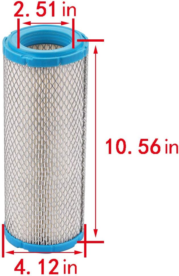 25-789-01-S 25 083 01-S Air Filter for Kawasaki 11013-7020 11013-7044 11013-7019 11013-7045 John Deere M131802 Kohler Command Pro 23 20 25 22 CH22 CV23S CH25 Engine