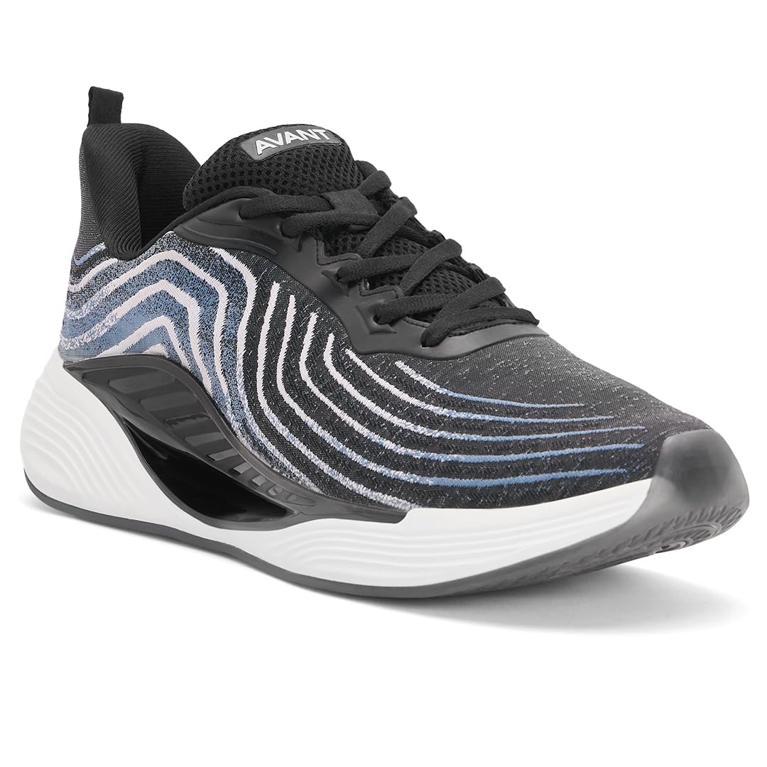 AVANT Mens Cyclone Running Shoes-Black/Navy Blue UK 11 (B0CZ7J9YG7) Amazon Price History, Amazon Price Tracker