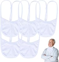 Vista 12 de Cubierta para estoma de cuello para traqueotomía (azul marino, 5 piezas, pequeño)