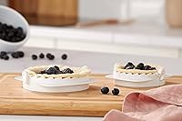 Vista 9 de Prensa de masa, juego de 3 moldes para albóndigas de empanada, cortador de masa para albóndigas, calzone, ravioles, empanadas, pierogi, rotación