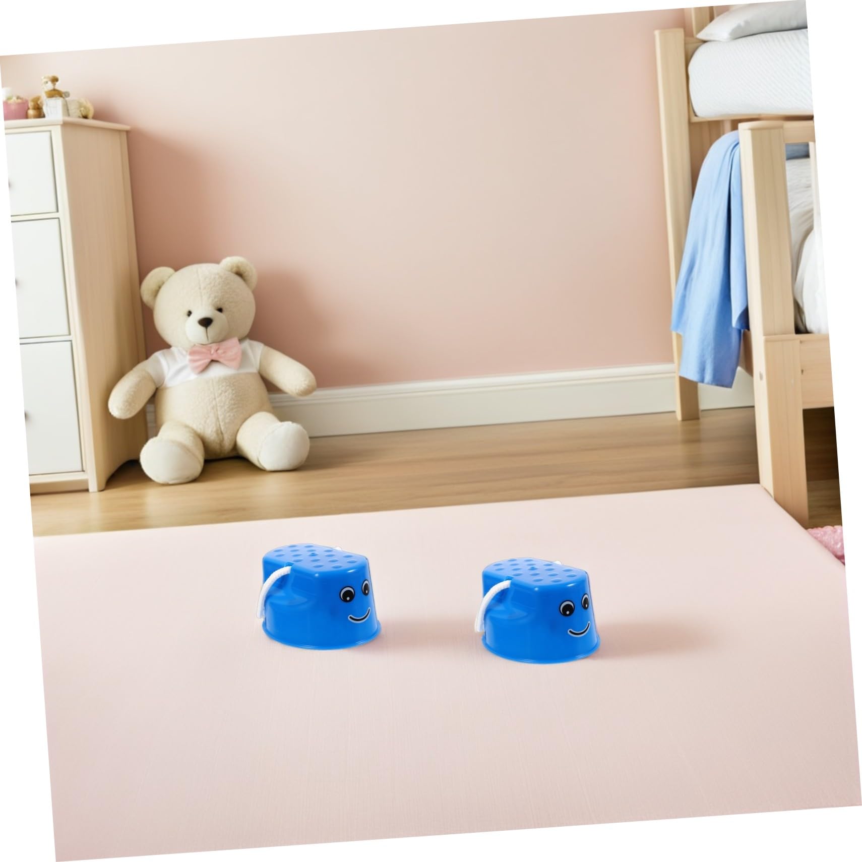 SUPVOX 8 Piezas Zancos de Plástico para Zancos para Caminar y Entrenamiento de Equilibrio Juguete y Duradero para Actividades y Desarrollo Motor Infantil