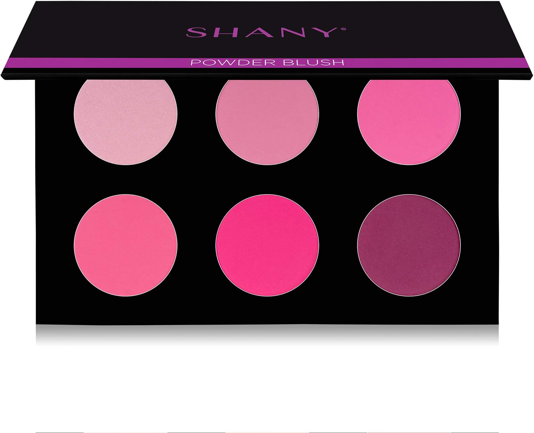 SHANY Shimmer & Matte Cool-Toned Blush Palette - Layer 5 - Refill for the 6 Layer Mini Masterpiece Collection Makeup Set
