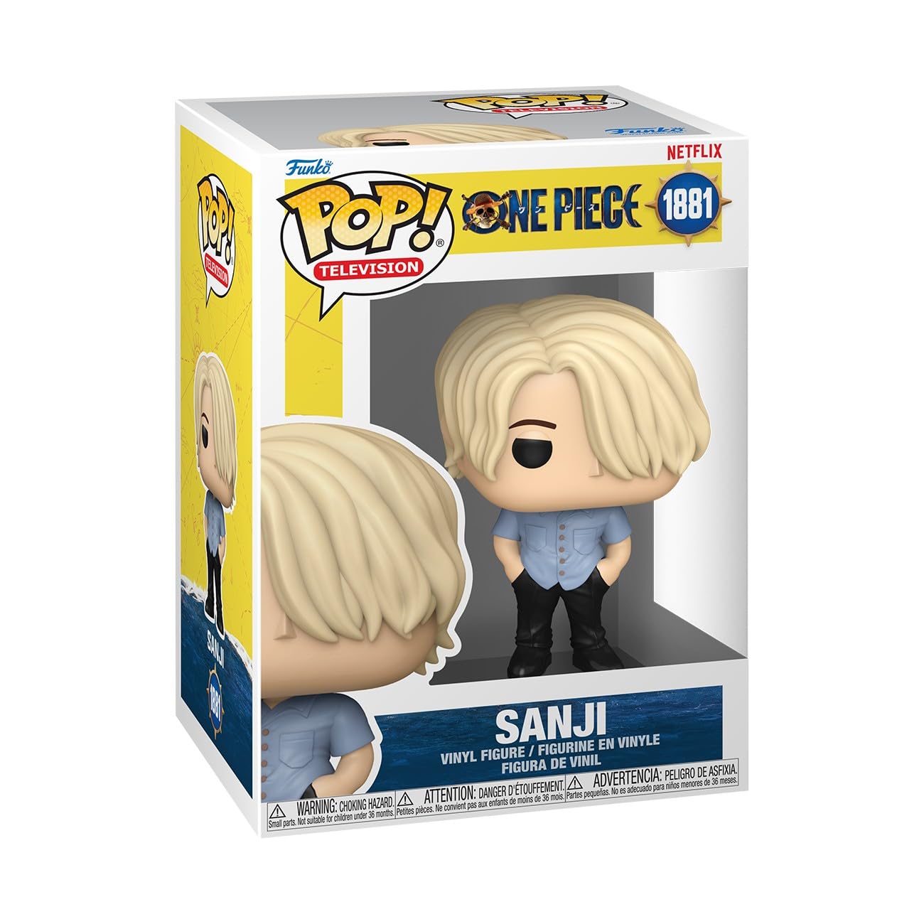 Funko Pop! TV: One Piece - Sanji - Collectable Vinyl Figure - Gift Idea - Official Merchandise - Toys for Kids & Adults - Anime Fans - Model Figure