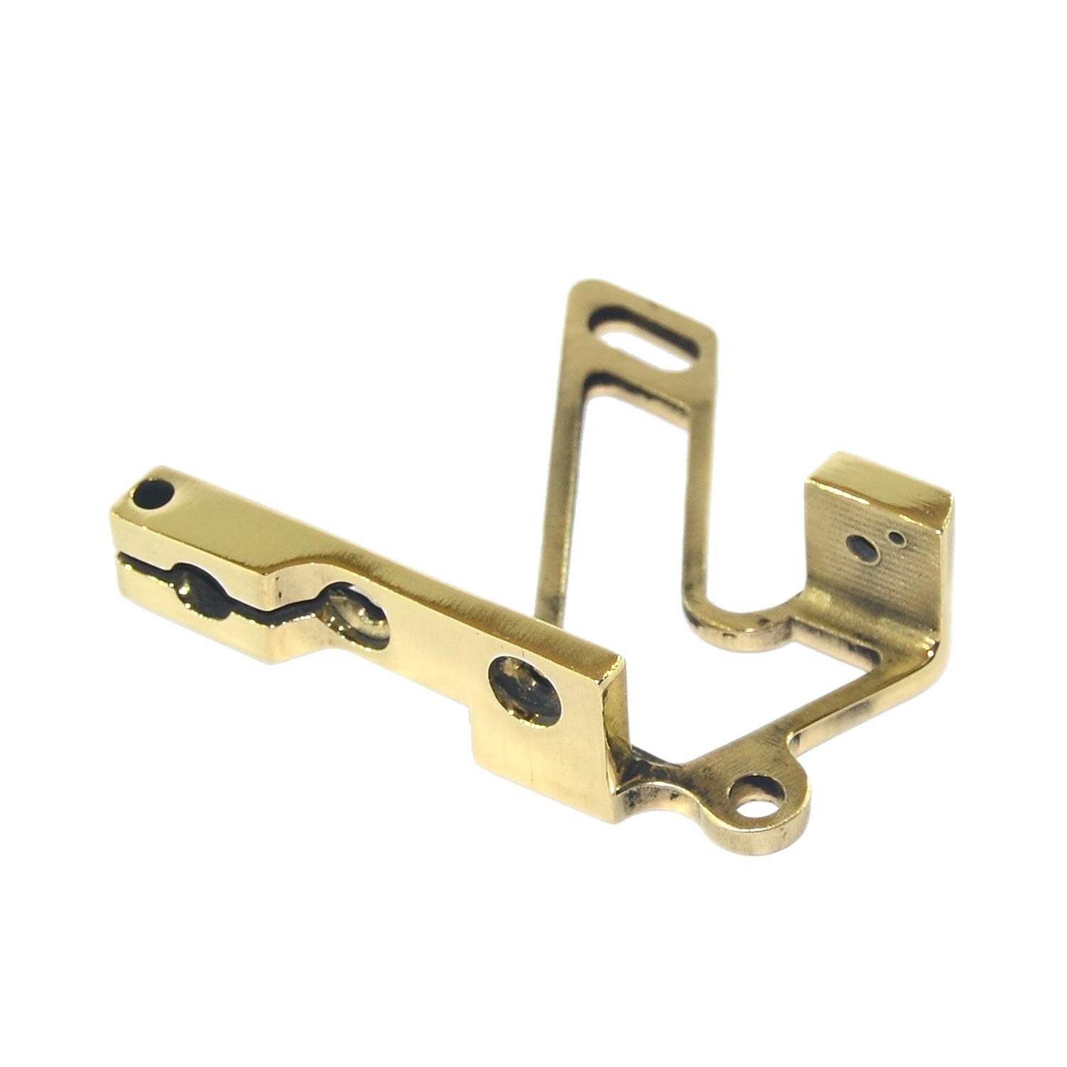 1PC PROFESSIONAL SOLID BRASS COIL TATTOO MACHINE FRAME US 8-32 THREAD COMPATIBLE WITH 1.25 INCH COILS & 1MM YOKE PRECISION WIRE CUT DURABLE FRAME FOR LINER & SHADER MACHINES FB-07