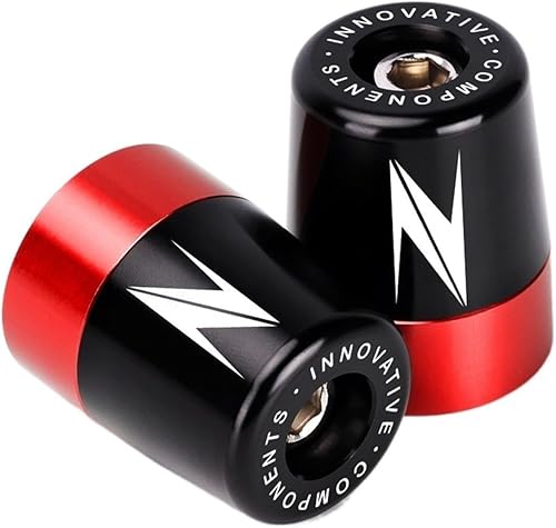 Empuñaduras de manillar Tapones de extremo compatibles con Kawasaki Z250 Z300 Z400 Z650 Z750 Z800 Z900 Z1000 ZX6R ZX10R Z650RS Z 1000 RSX