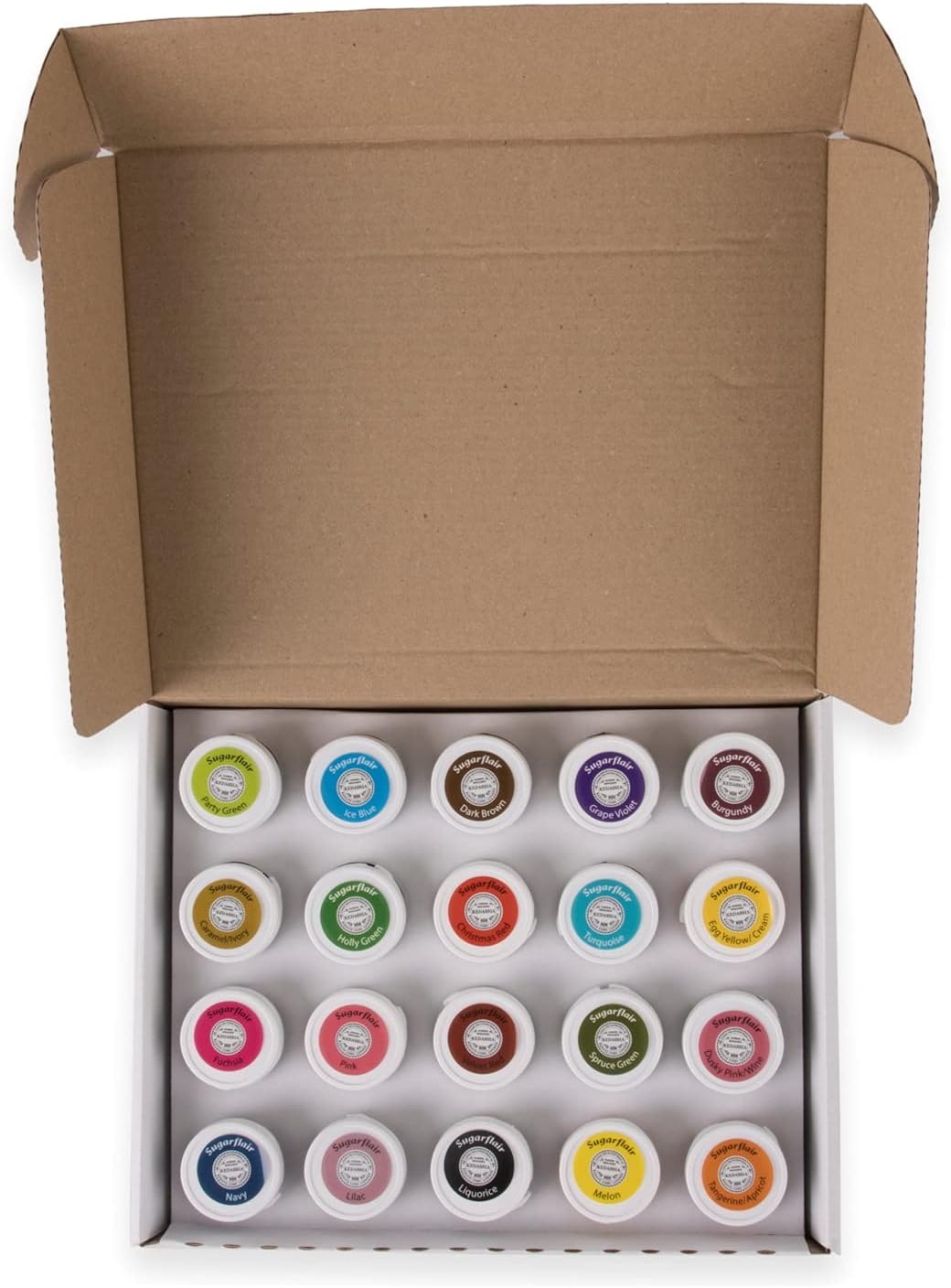 Sugarflair Spectral Paste Food Colouring Essentials Collection 20 x 25 Gram Set