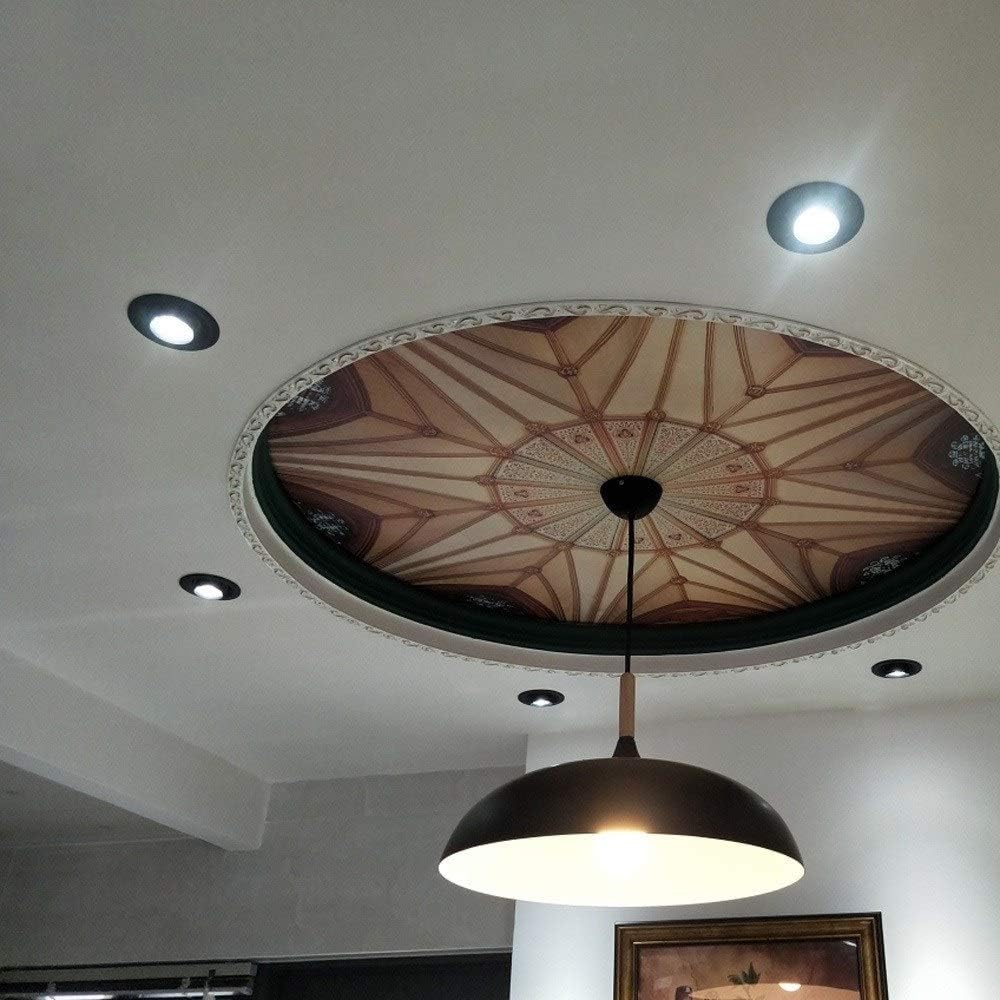 Recessed Anti-Glare Eye Protection Indoor Lighting Downlights 15W LED Power Saving Zoom Spotlight Efficient Heat Dissipation Aluminum Downlight Commercial Embedded Ceiling Light Integrated