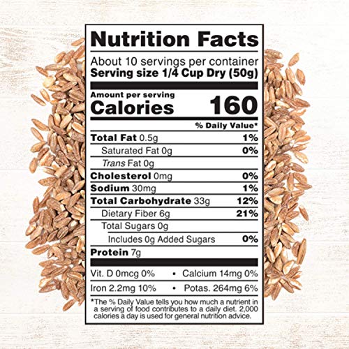 Image of Roland Foods Pearled Italian Farro, Specialty Imported Food, 17.6 Ounce, Pack of 3