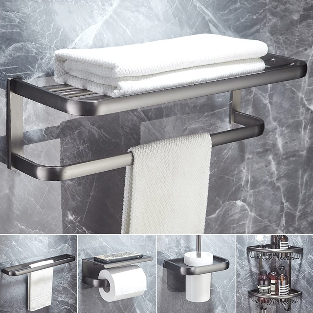 Ratina de Toallas Pastelera de Toallas Toda Copra Carra DE BAÑO BAÑO Barra, Soporte de Papel higiénico, Cepillo para el baño, Gancho de Ropa, Kit de Accesorios de baño Hardware de baño/Titular de pH