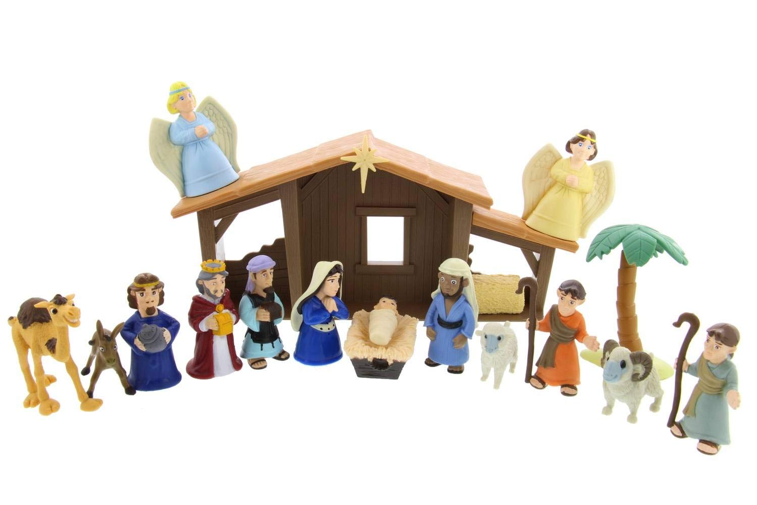 Nativity Playsets with Talking Mary Figurine