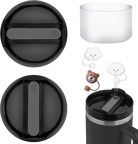 Tapa de vaso de 40 onzas de repuesto para vaso Stanley, paquete de 2 vasos de repuesto para vaso Stanley Quencher H2.0 Cup Adventure Quencher,