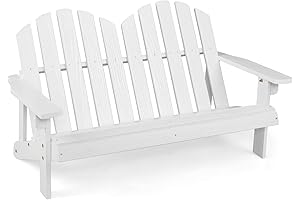 Giantex Kids 2-Seat Adirondack Chair: Perfect Outdoor Companion for Budding Adventurers
