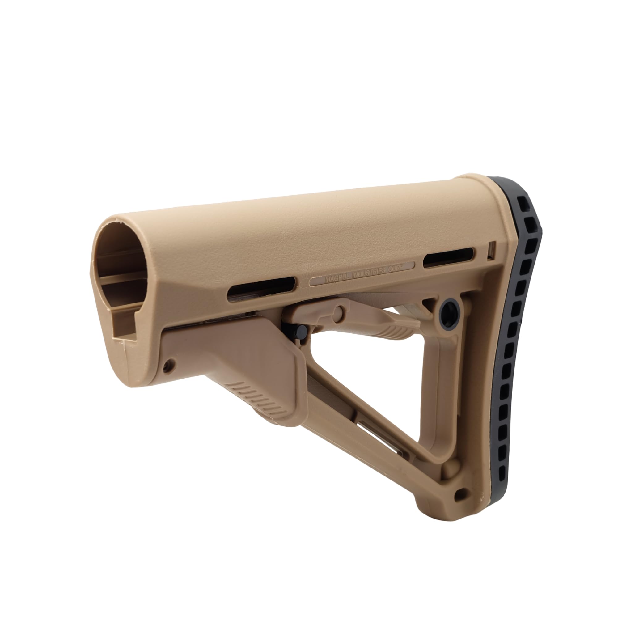 【BigDragon】リアル刻印×厚手ラバーパッド搭載!CTRタイプ グレードアップストック|Mil-Spec対応×高耐久ポリマーで安定射撃&装備力UP (デザートアース) 【BD0635DE】