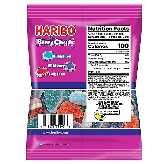 Miniatura 2 de Gummy Berry Clouds 4.1 oz. - Paquete de 2 por Lyza's Sweets & Treats