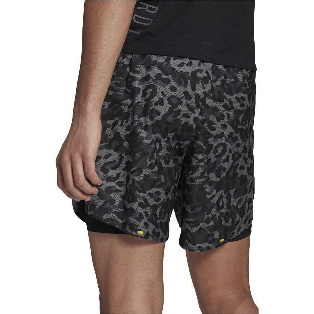 adidas Fast Two-in-One Primeblue Graphic Shorts - Grey | adidas Australia