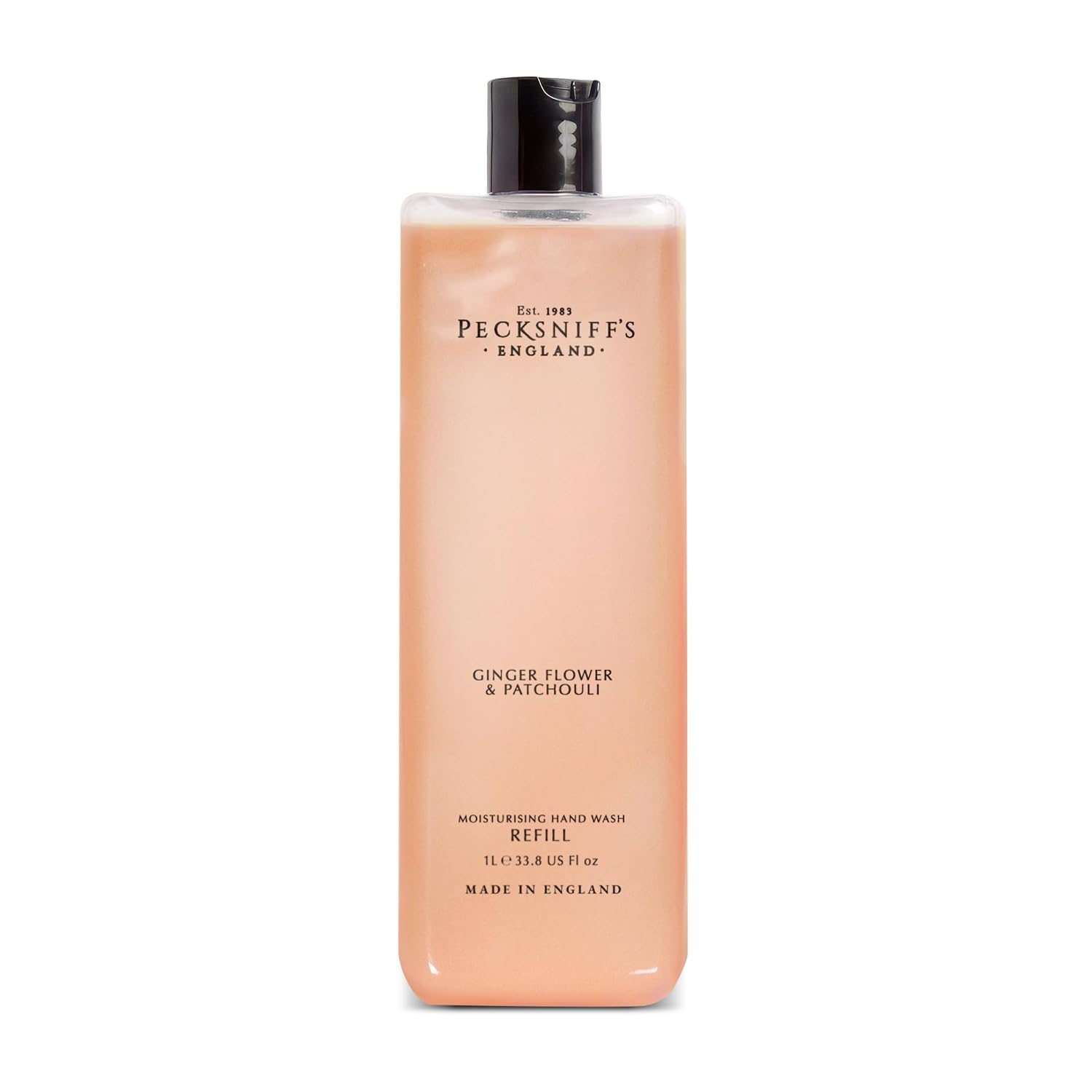 Pecksniff's Ginger Flower & Patchouli Scented Moisturizing Hand Wash Refill | 1 L/1000 ml, 33.8 fl oz