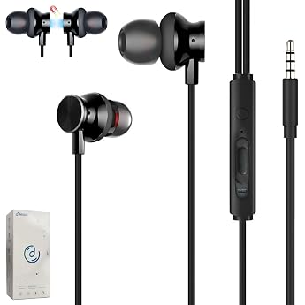 2025 Model Wired Earphones, 0.1 inch 3.5 mm Jack, 9.8 ft 3 m Long Line, Gaming Earphones with Mic, HIFI Sound Quality, Volume Adjustment, Clear Calls, High Sound Insulation, In-Ear