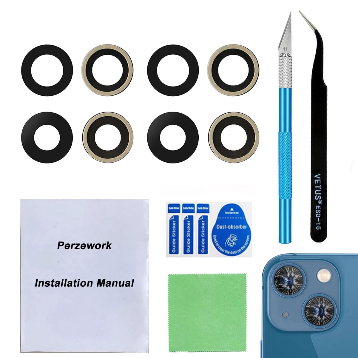iPhone13Pro&アクセサリーセット Amazon.com: DGSCSMY for iPhone 13 Pro Max Rear Camera Replacement