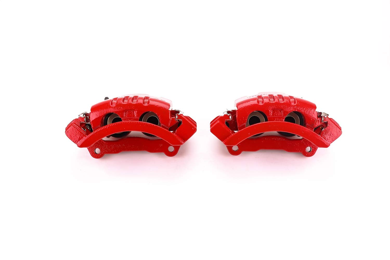 PowerStop Rear Red Powder Coated Brake Caliper Pair for Dodge Ram 1500 2006-08 |Ram 2500 2003-08 |Ram 3500 2003-08 - High-Temp Brake Caliper Upgrade, S4894